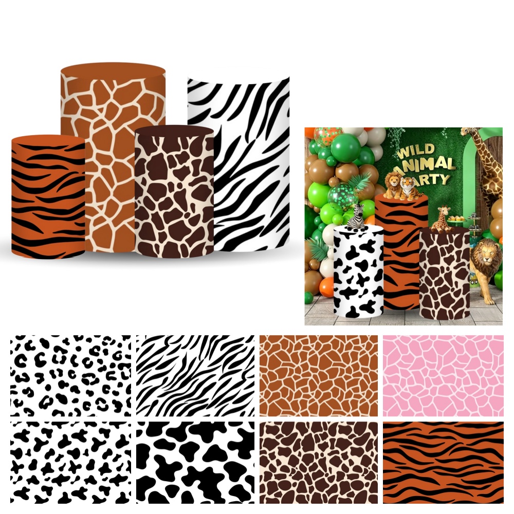 Safari Cylinder Pedestal Stand - Dessert Table Backdrop review and price