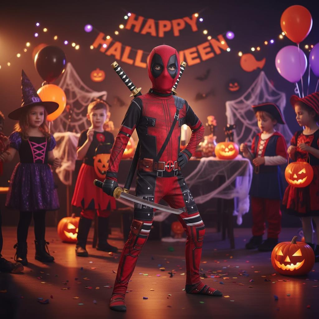 3-12Y Kids Deadpool Costume wi - Party Favor Bag review and price