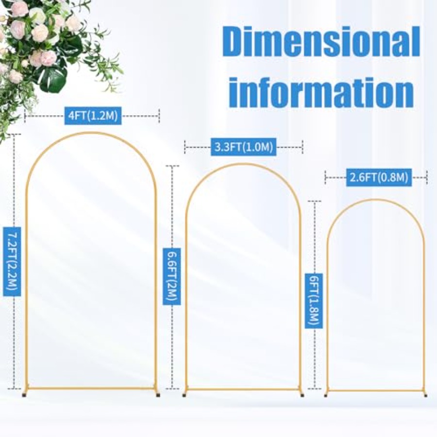 Metal Arch Backdrop Stand Set  - Balloon Arch Kit review and price
