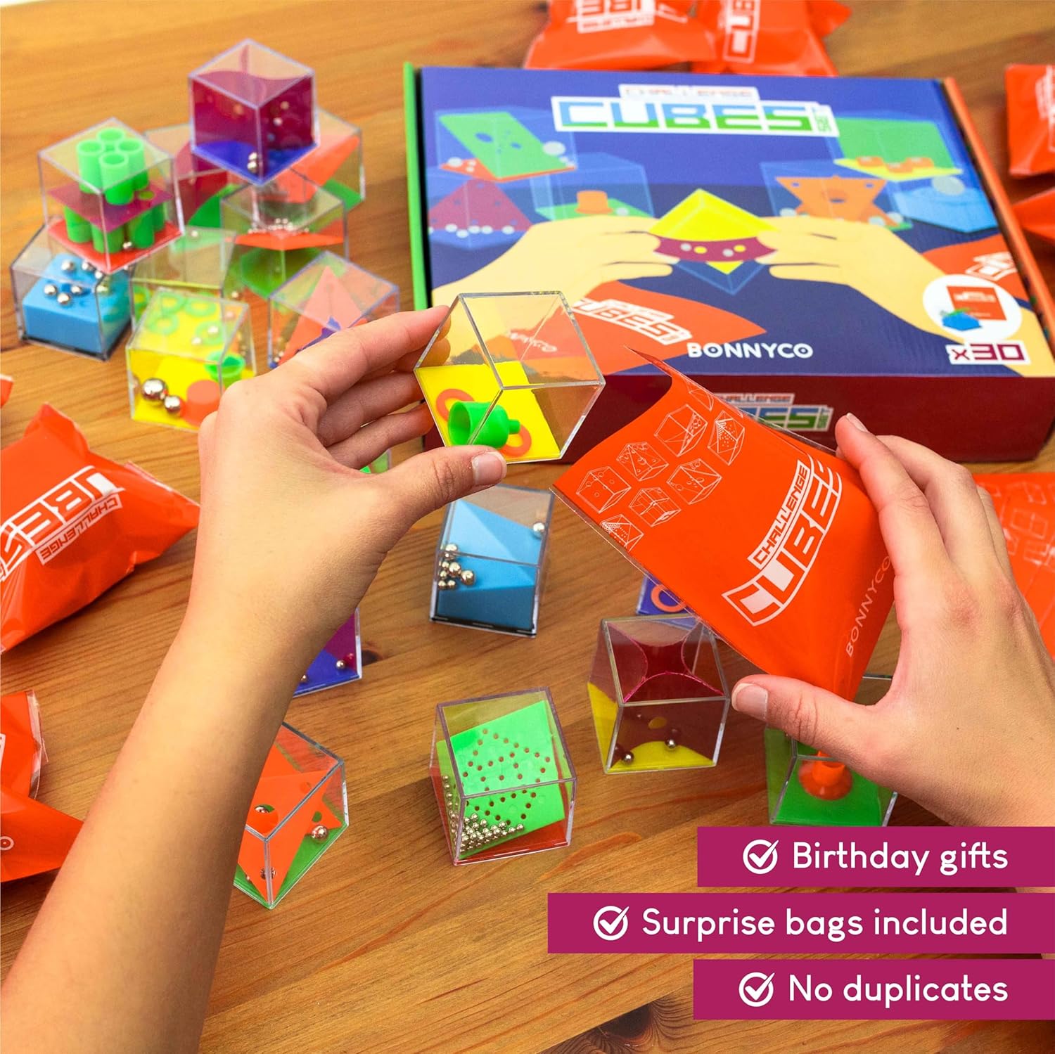 Brain Teaser Puzzles Cubes Pac - Party Favor Bag review and price