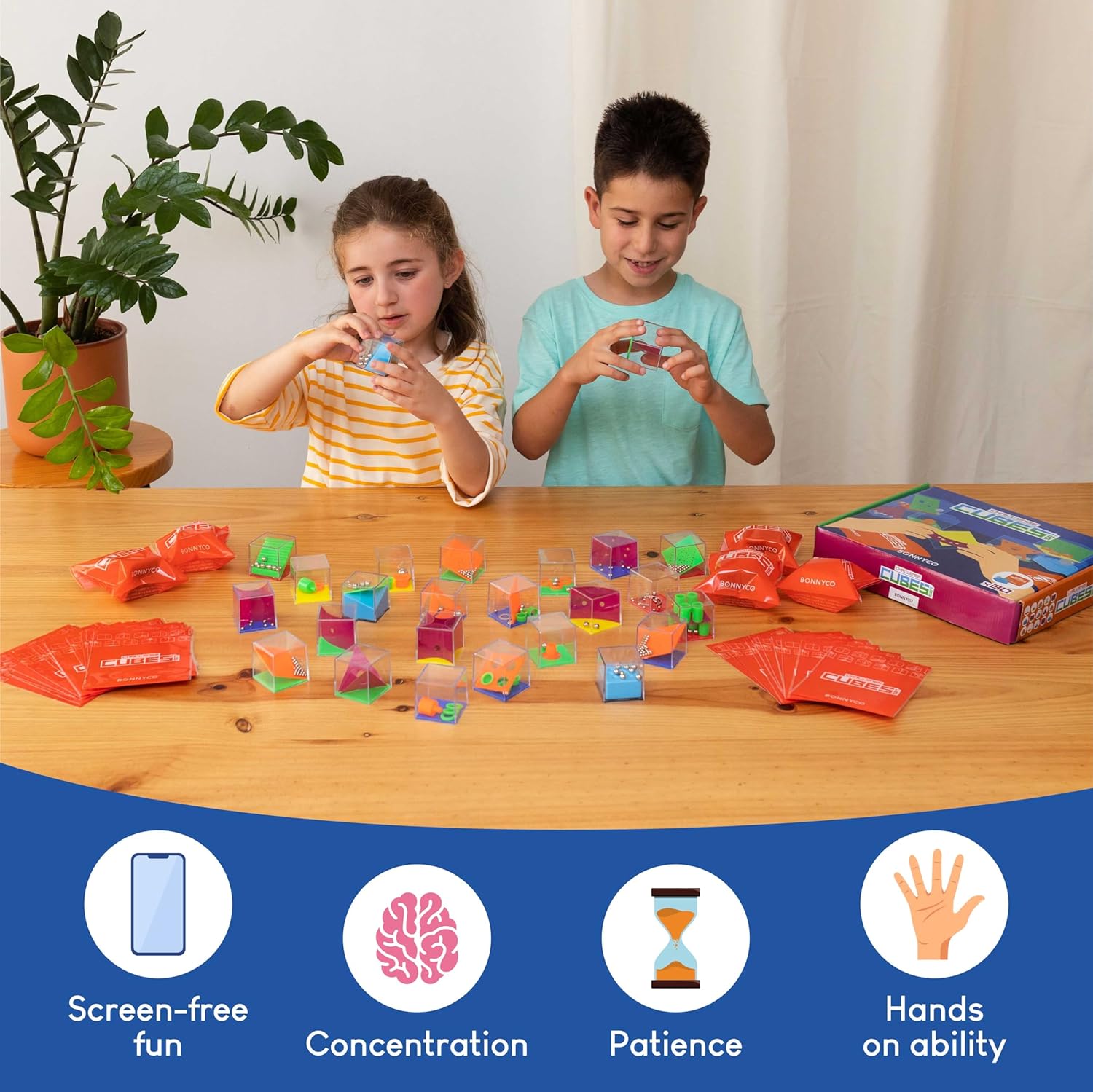 Brain Teaser Puzzles Cubes Pac - Party Favor Bag review and price