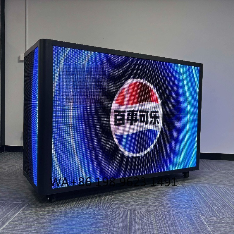 Portable DJ Booth Facade LED V - Event Party Dj review and price