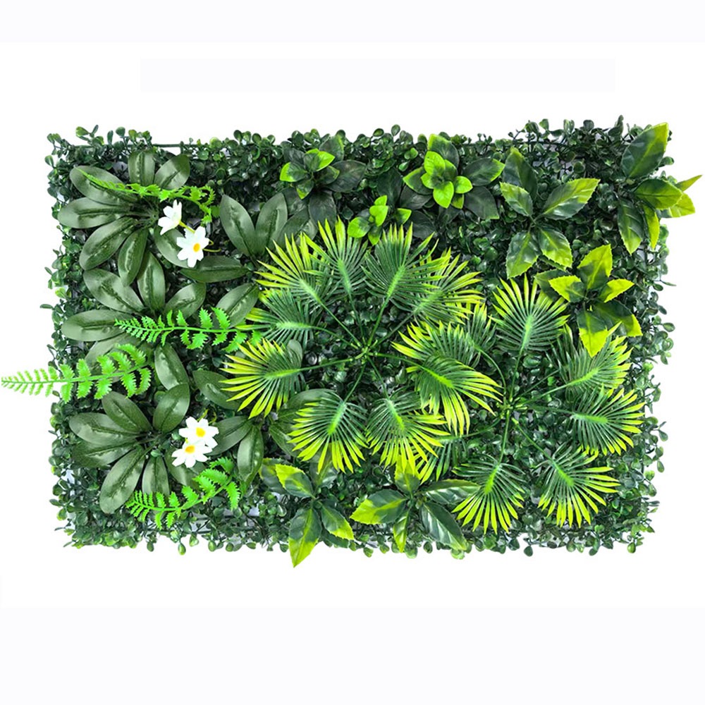 1PC Artificial Simulation Gree - Flower Wall Panel review and price