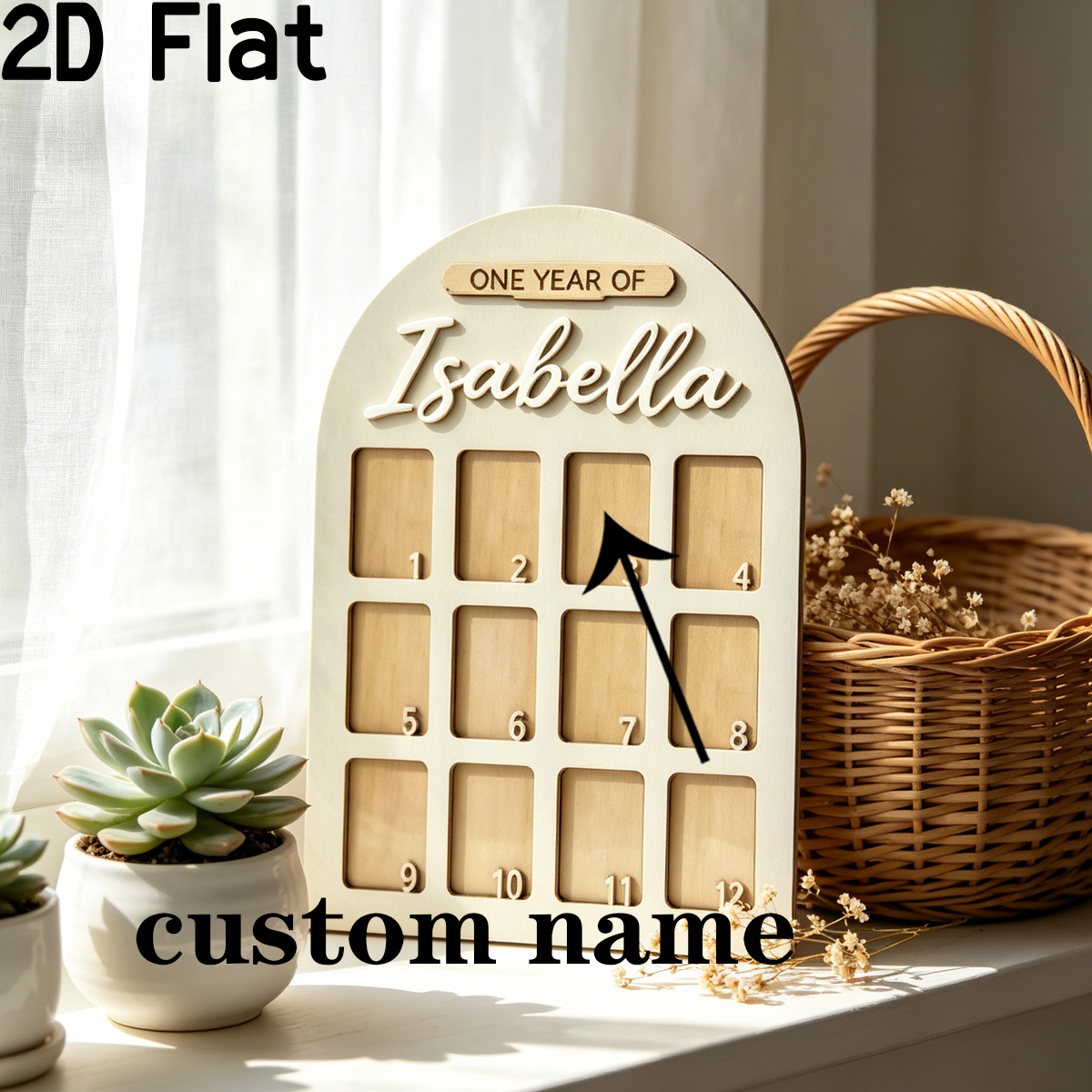 1Pc Custom Photo Record Board  - Eve Party review and price