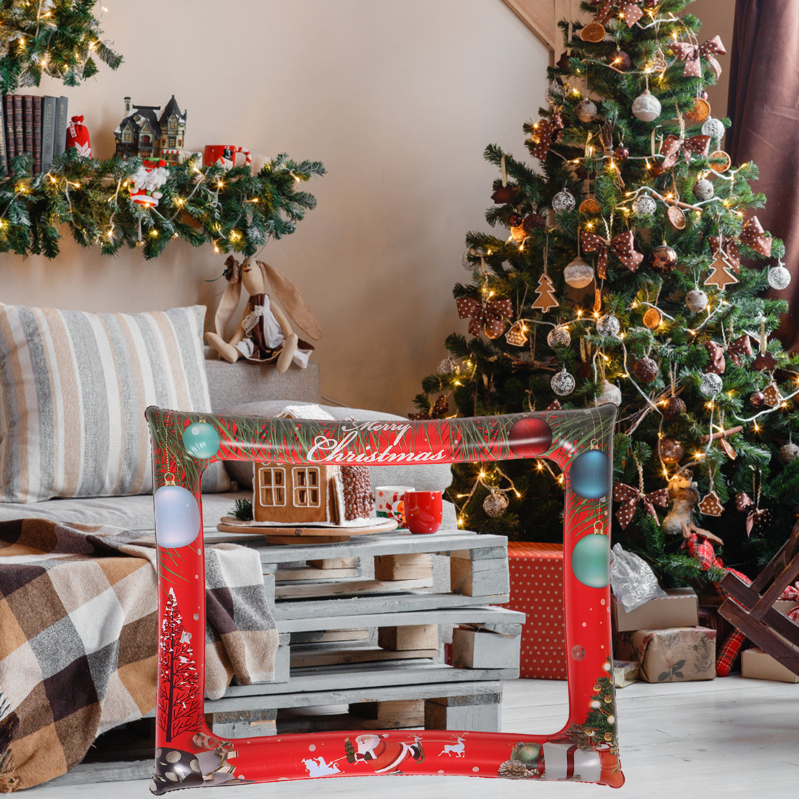 Christmas Inflatable Photo Fra - Photo Booth Frame review and price
