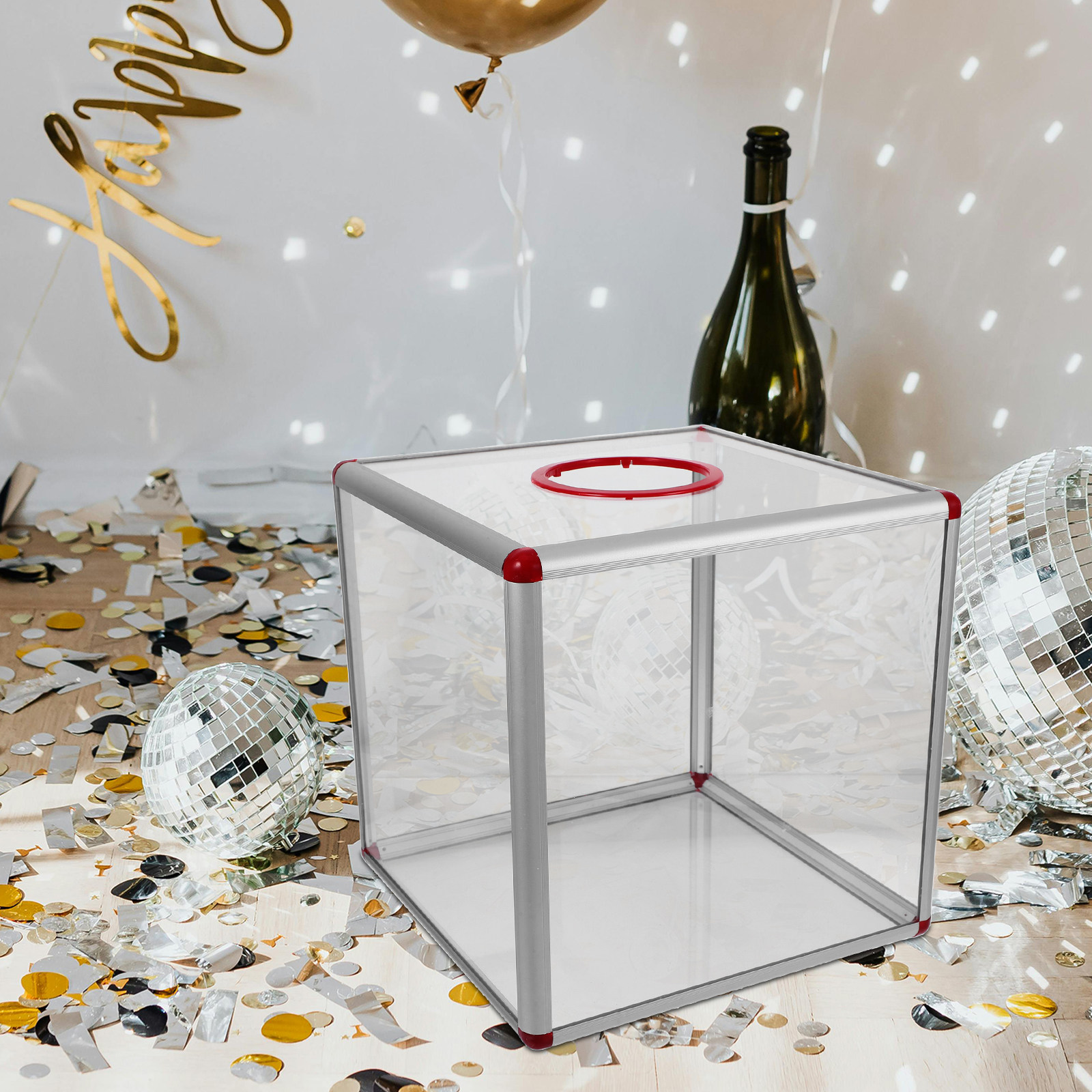 Large Clear Acrylic Raffle Tic - Event Party Box review and price