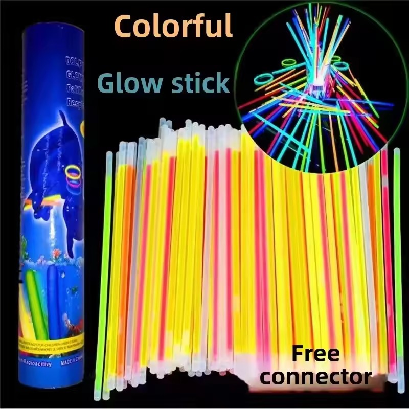 50/100Pcs Fluorescence Sticks  - Cotton Candy Cone review and price