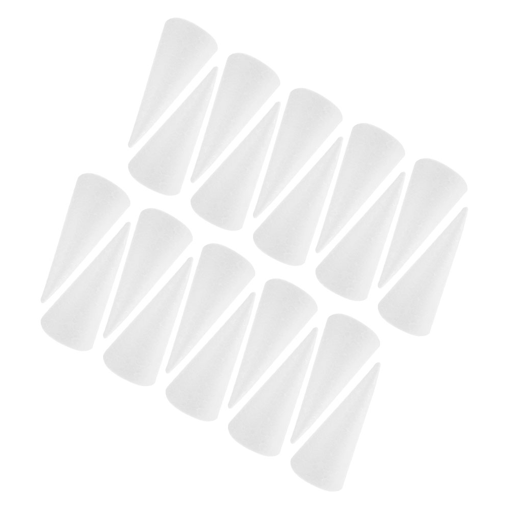20Pcs White Foam Cones Polysty - Cotton Candy Cone review and price