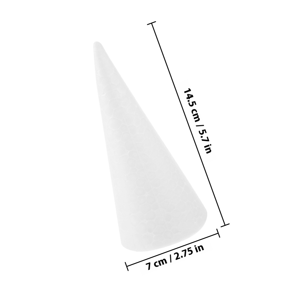 20Pcs White Foam Cones Polysty - Cotton Candy Cone review and price