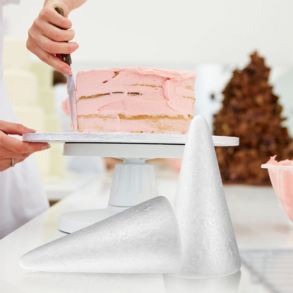 20Pcs White Foam Cones Polysty - Cotton Candy Cone review and price