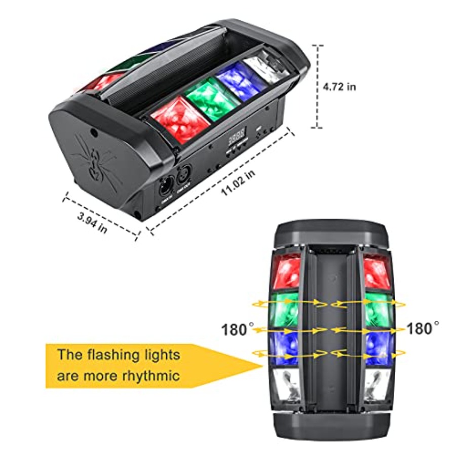 RGBW Moving Head DJ Light LED  - Event Party Dj review and price