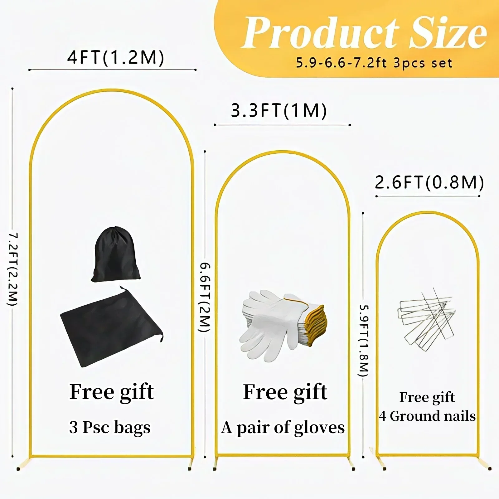 EU Warehouse Gold Metal Balloo - Balloon Arch Kit review and price