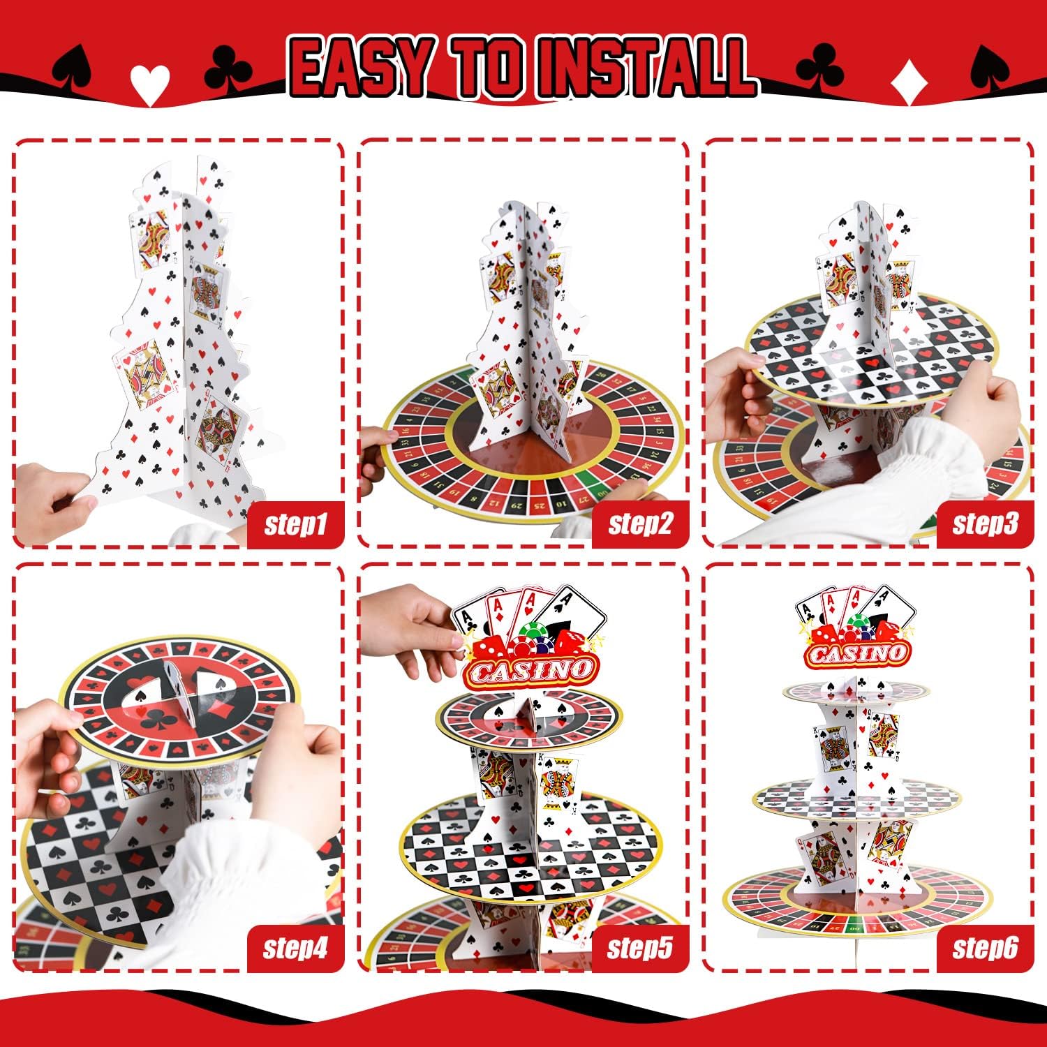 Casino Cupcake Stand 3 Tier fo - Cupcake Stand Tier review and price