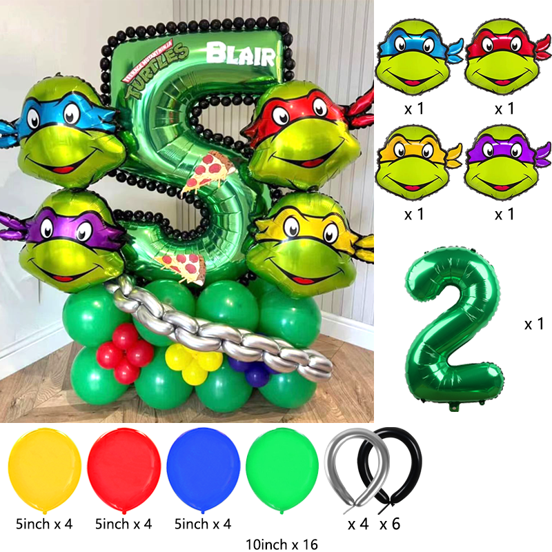 Ninja Turtles Themed Balloon A - Balloon Arch Kit review and price