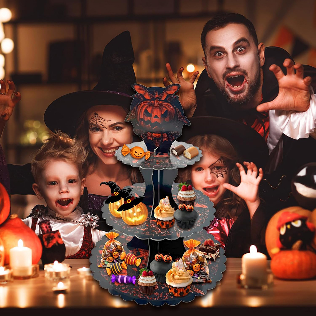 Halloween Cake Stand Pumpkin B - Cupcake Stand Tier review and price