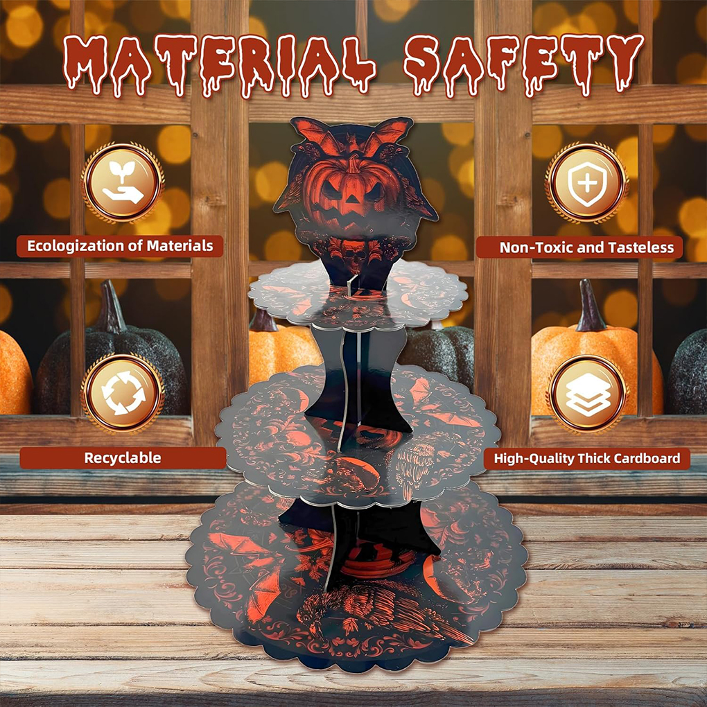 Halloween Cake Stand Pumpkin B - Cupcake Stand Tier review and price