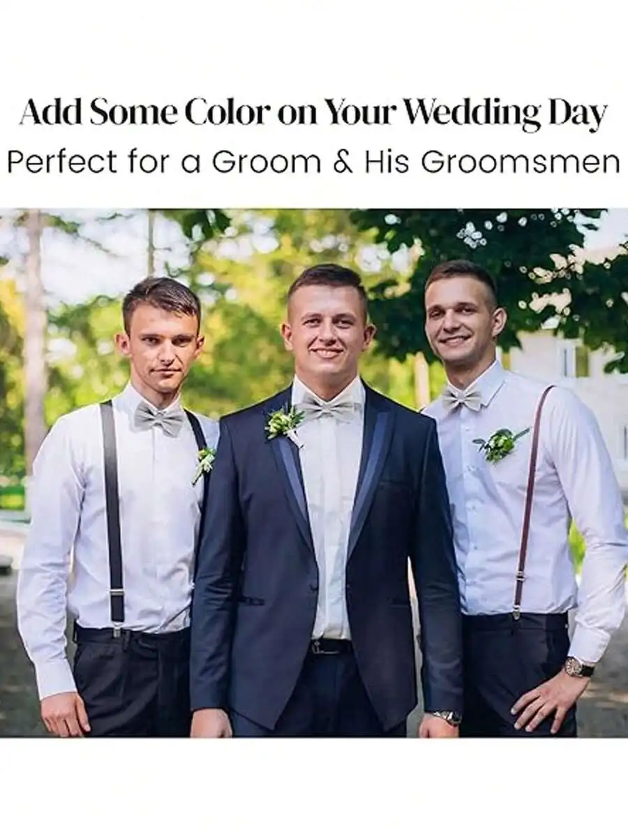 Mens Solid Color Satin Pre-Tie - Event & Party Supply Photos review and price