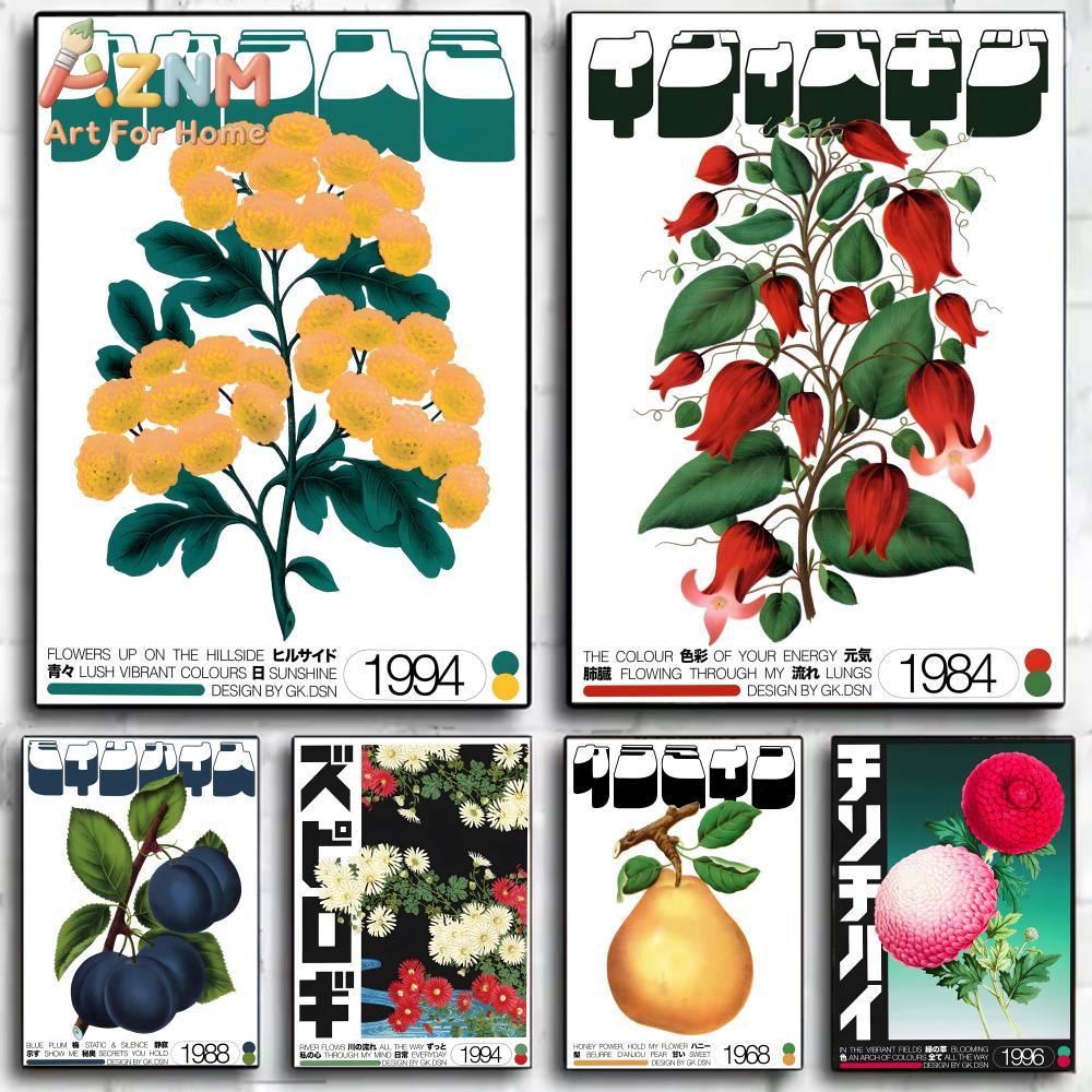AZNM Japanese Botanical Fruit  - Flower Wall Panel review and price