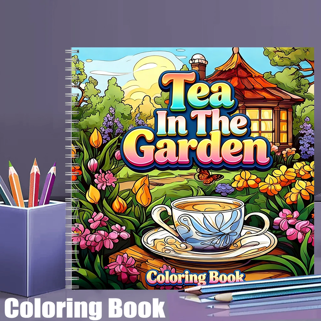 Tea In The Gardens Coloring Bo - Supply Event review and price