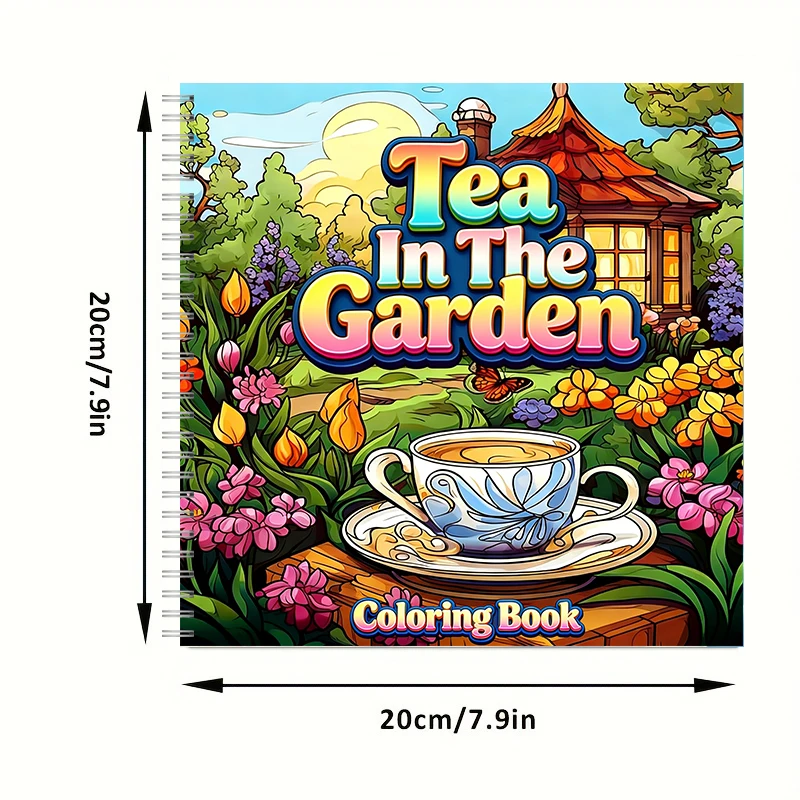 Tea In The Gardens Coloring Bo - Supply Event review and price