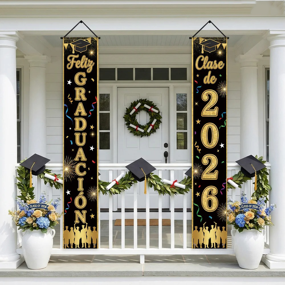 Feliz Graduacion Class of 2026 - Party Banner Gold review and price