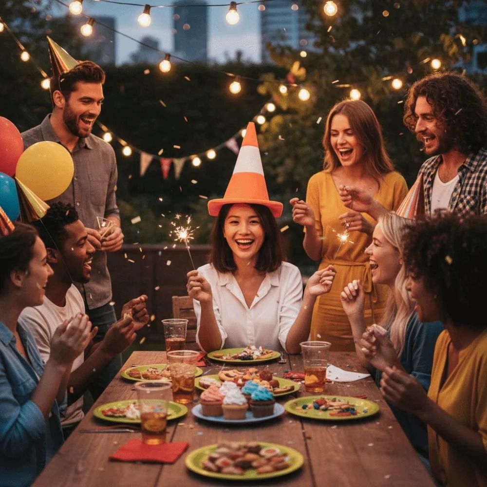 Funny Foldable Design Traffic  - Party Hat Cone review and price