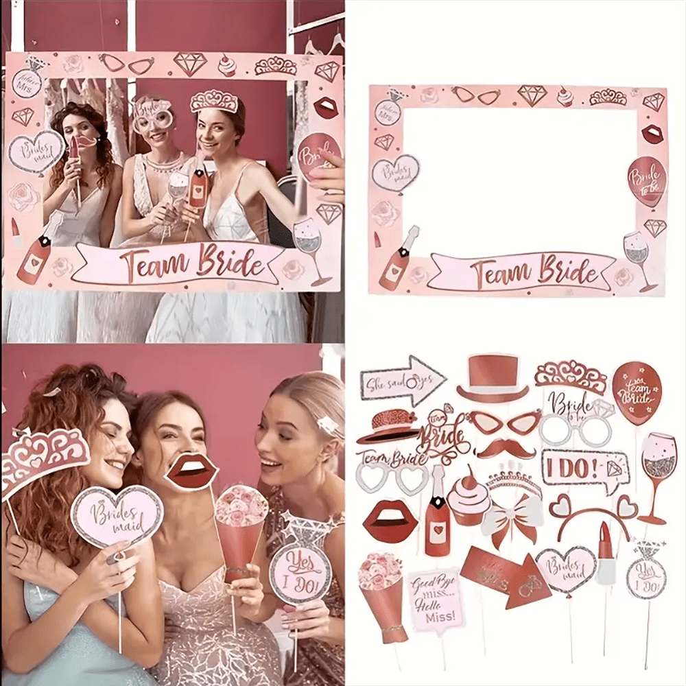 Bachelorette Party Rose Gold P - Photo Booth Frame review and price