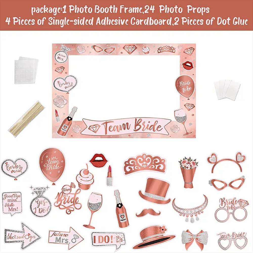 Bachelorette Party Rose Gold P - Photo Booth Frame review and price