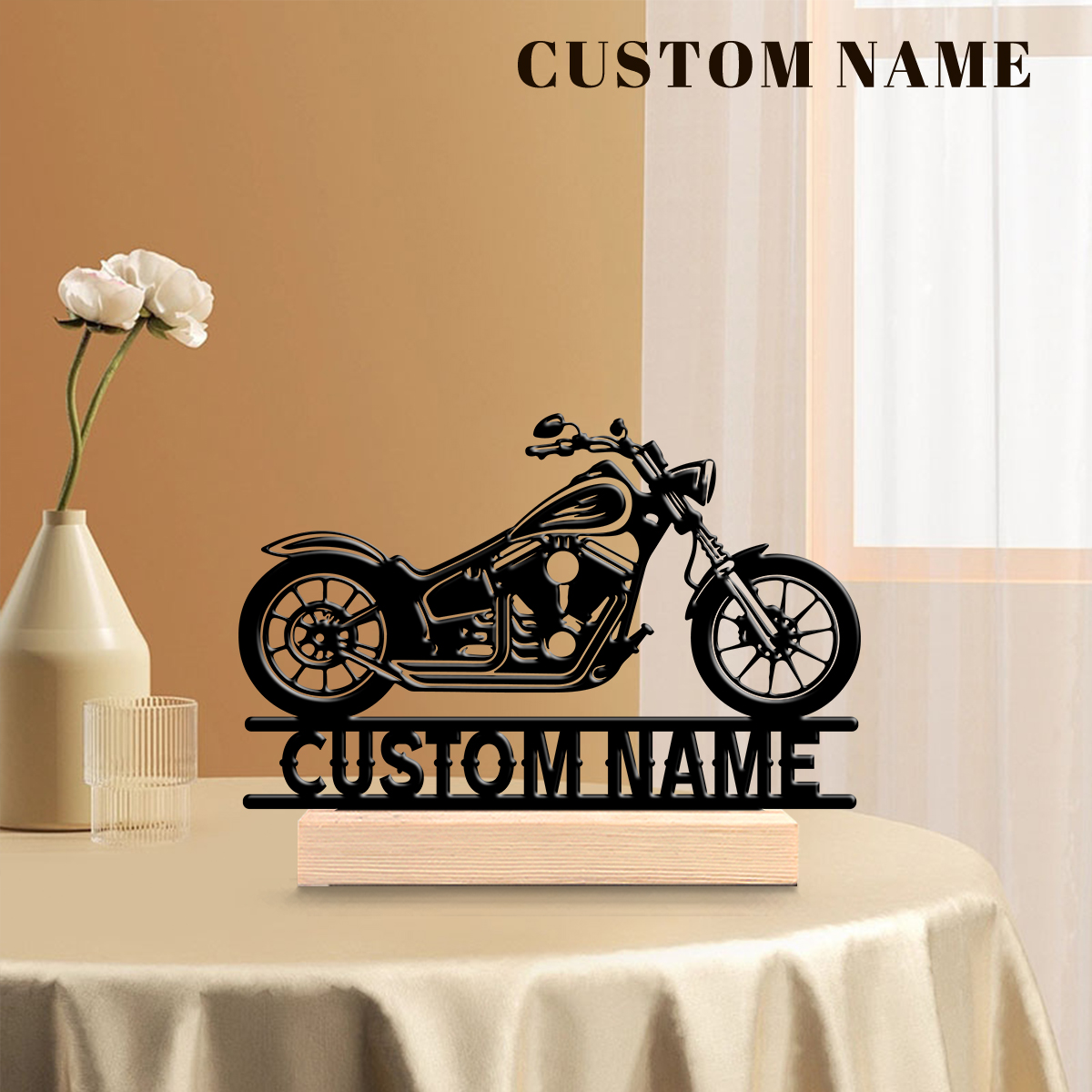 1Pc Csutom Name Road Motorbike - Eve Party review and price
