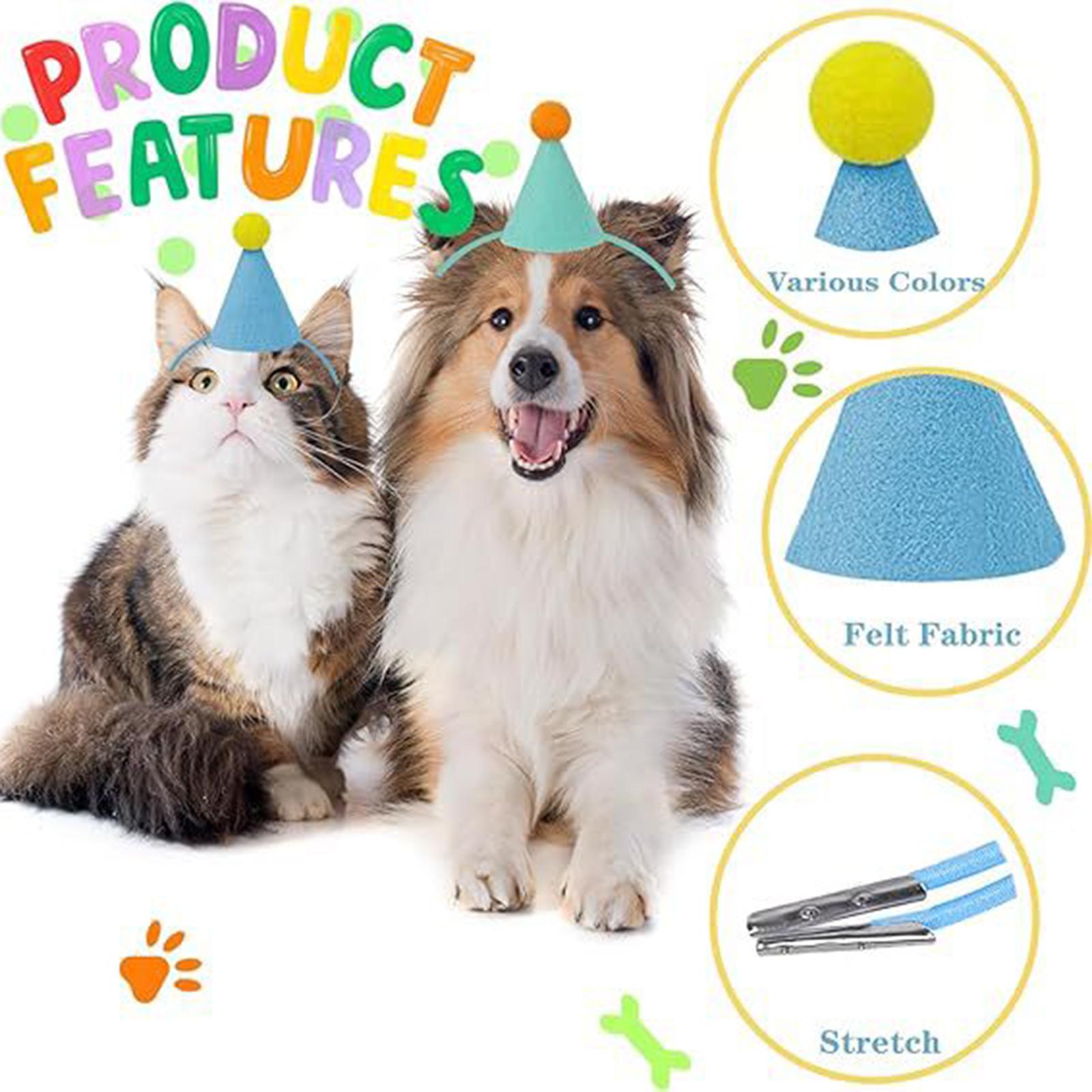 6 Pieces Mini Pet Party Hats M - Party Hat Cone review and price