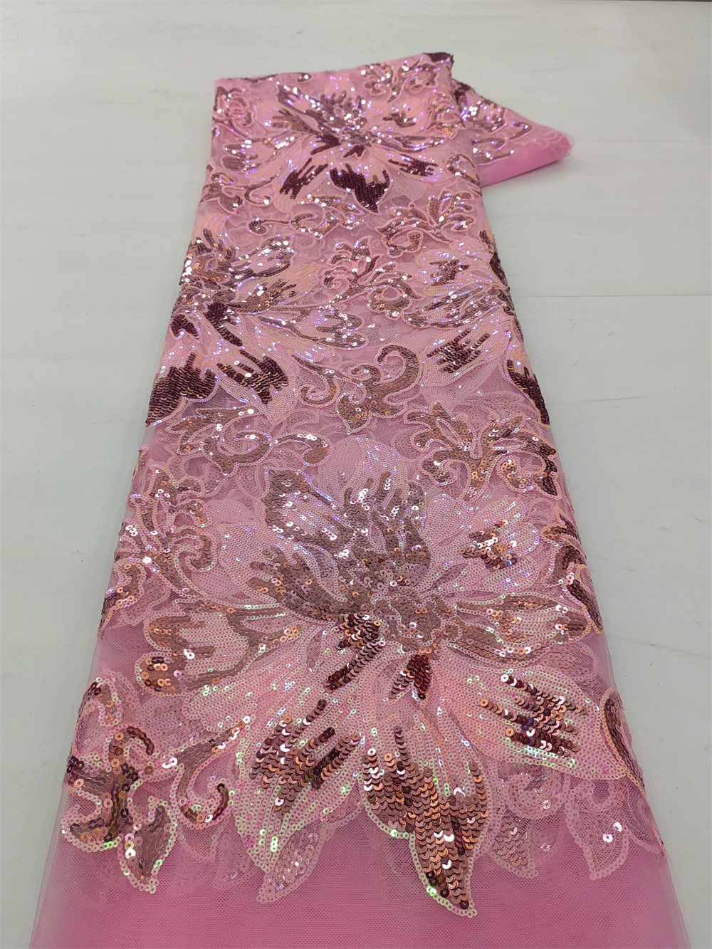 African Sequins Net Lace Fabri - Glitter Tablecloth review and price