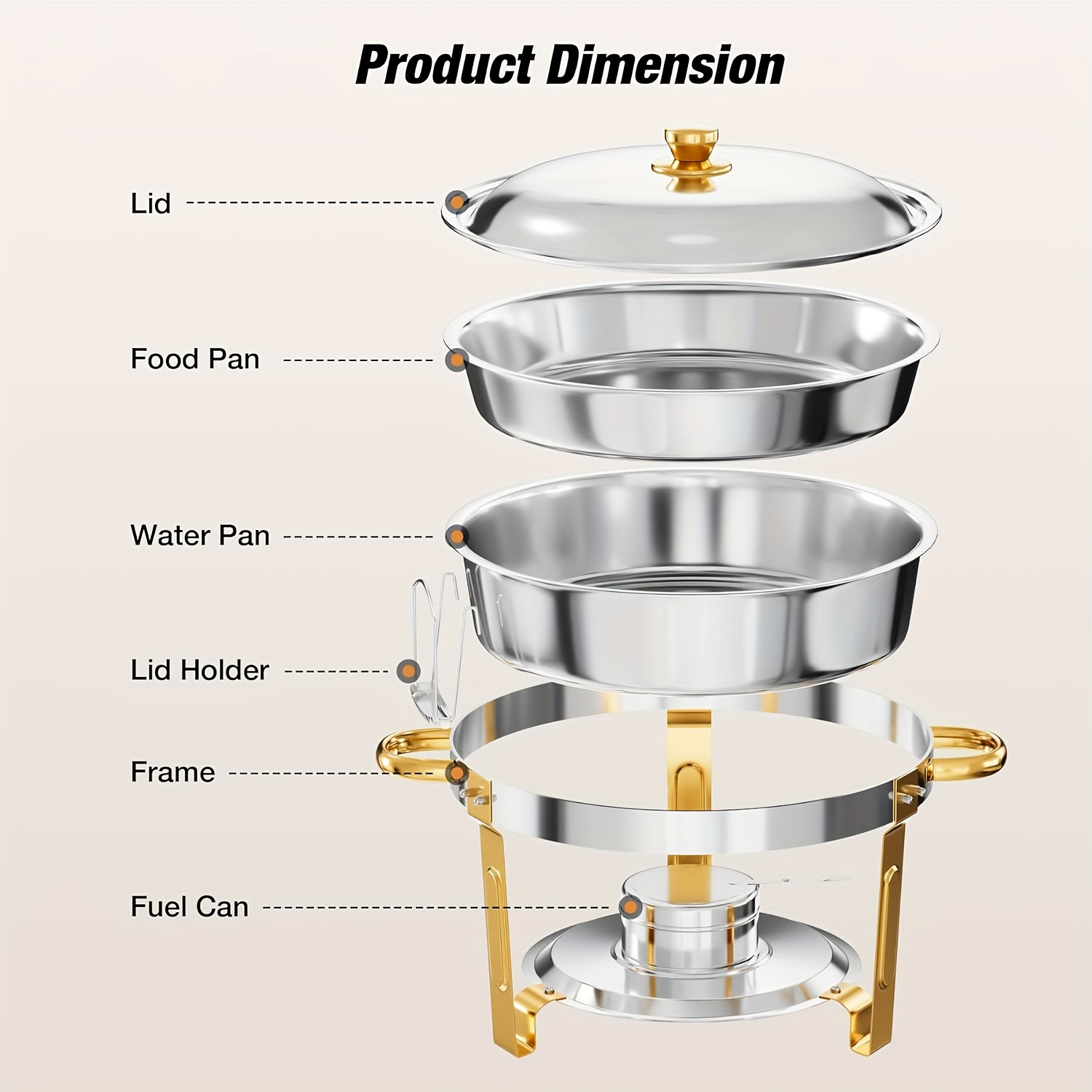 6/9QT Chafing Dishes For Buffe - Event Party review and price