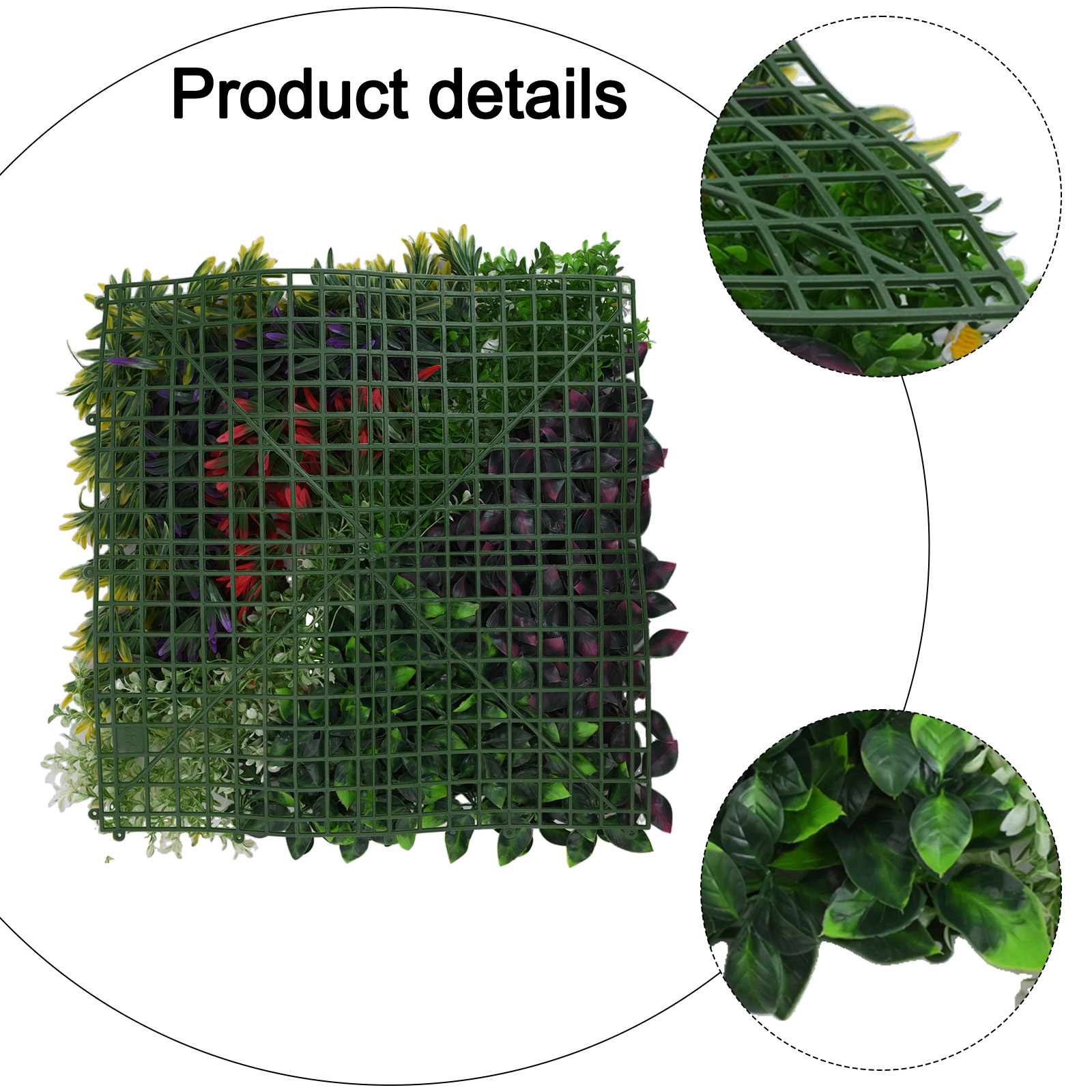 50*50CM Green Artificial Plant - Flower Wall Panel review and price