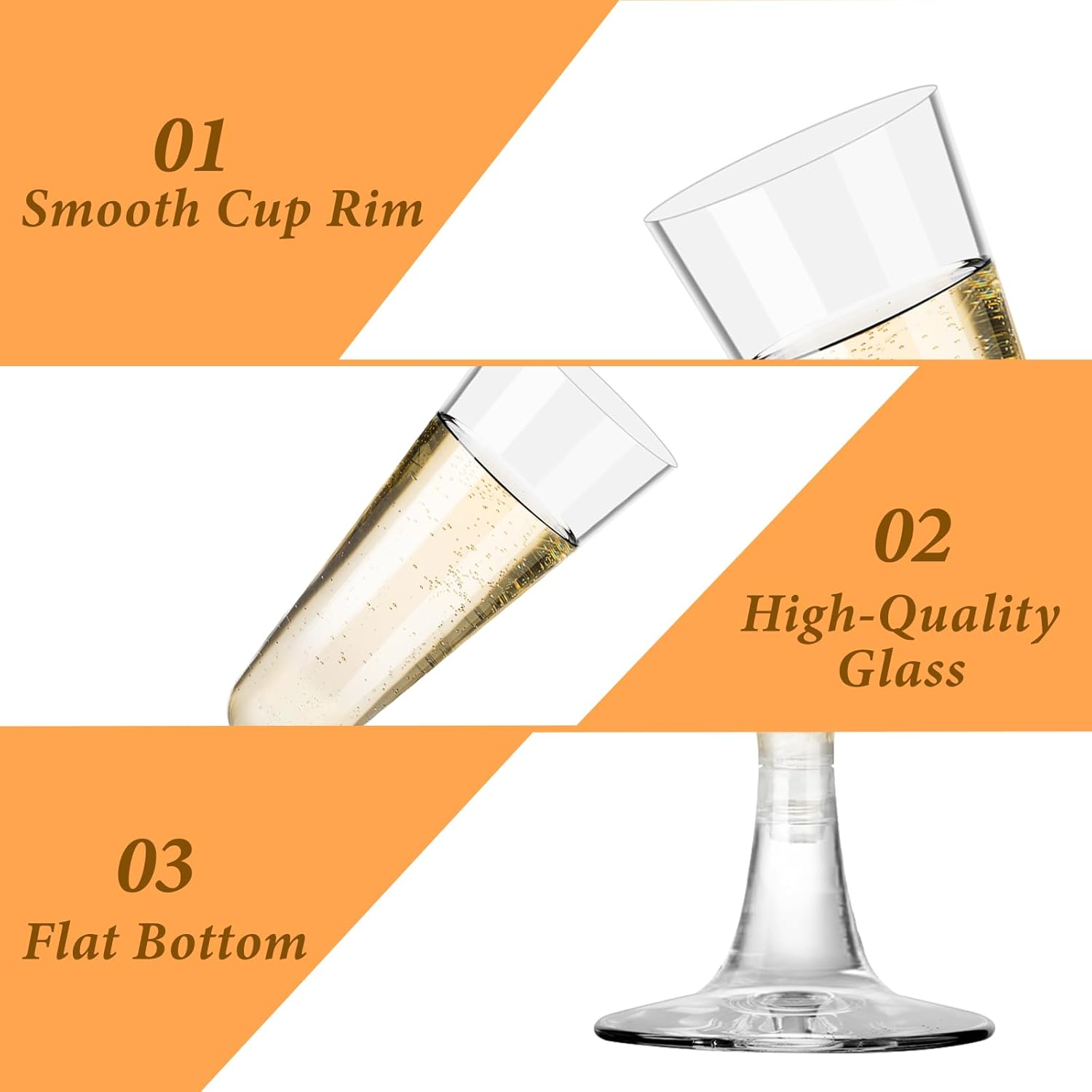 Plastic Champagne Flutes 40 Pa - Eve Party review and price